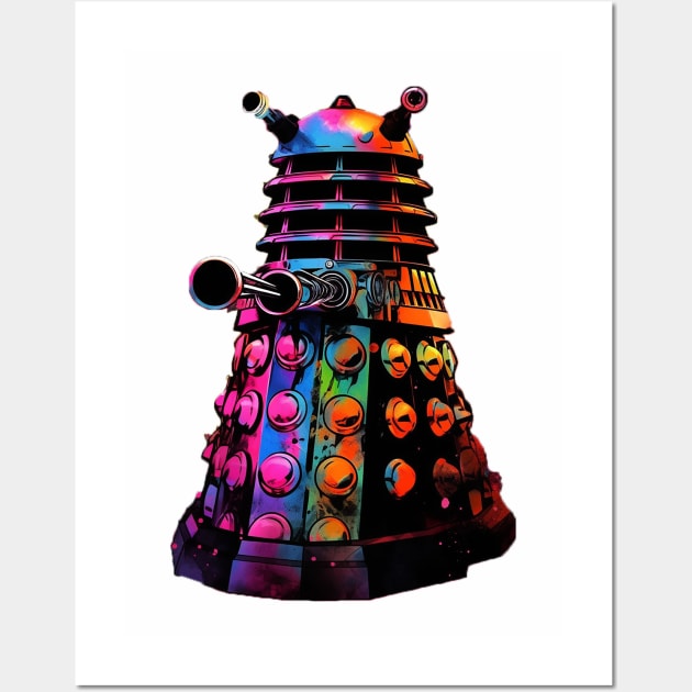 dalek Wall Art by a cat cooking